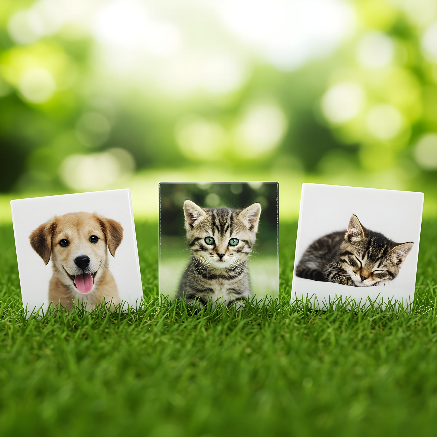Set 3 Magneți Foto Personalizați ⭐